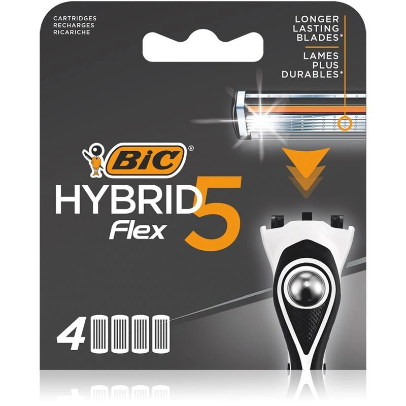 BIC FLEX5 lame di ricambio 4 pz