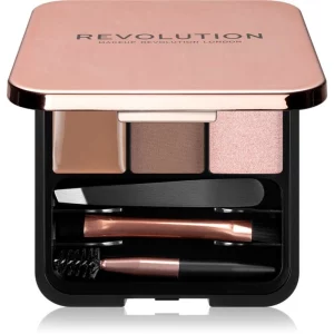 Makeup Revolution Brow Sculpt Kit kit per sopracciglia perfette colore Brown 2.2 g