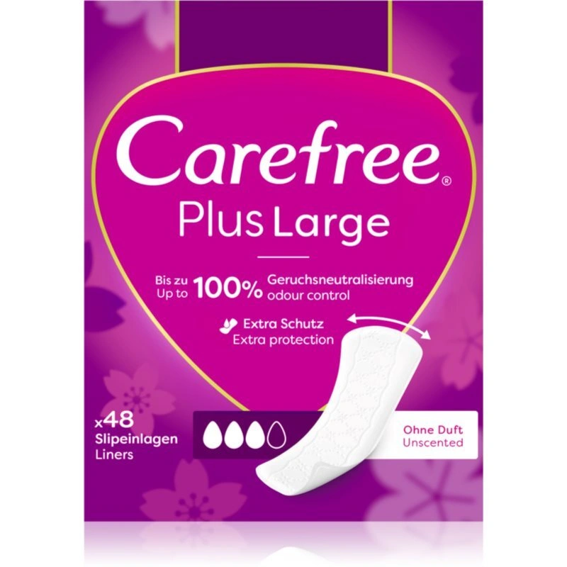 Carefree Plus Large Light Scent salvaslip 48 pz