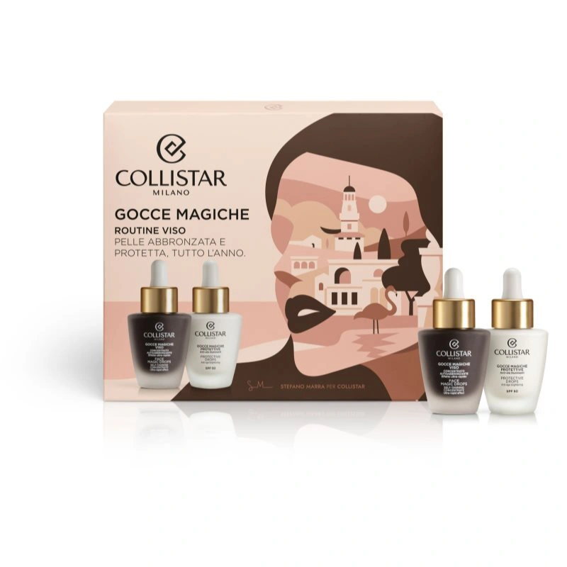 Collistar FACE MAGIC DROPS + PROTECTIVE DROPS SPF 50 confezione regalo