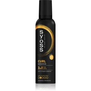 Syoss Curl Mousse fissante in mousse per un fissaggio naturale 250 ml