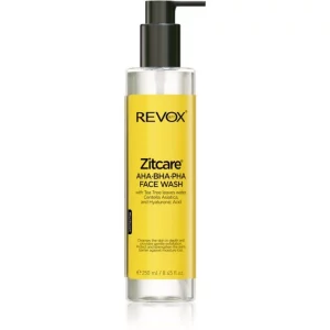 Revox B77 Zitcare AHA BHA PHA Face Wash gel detergente delicato con effetto esfoliante 250 ml