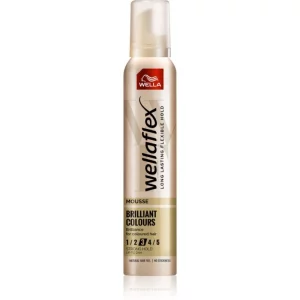 Wella Wellaflex Brilliant Color fissante in mousse fissaggio medio 200 ml