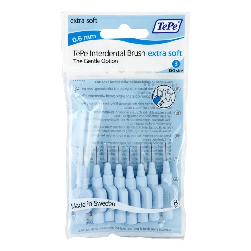 TePe Extra Soft scovolini interdentali 0,6 mm 8 pz