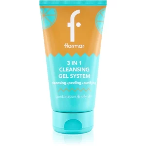 flormar Combination & Oily Skin 3in1 Cleansing Gel gel detergente 3 in 1 per pelli grasse e miste 150 ml