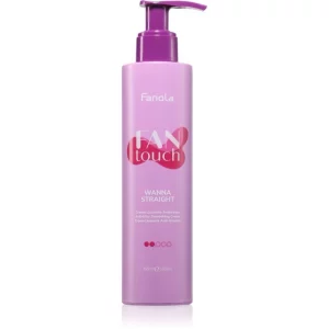 Fanola FAN touch Wanna Straight crema lisciante per capelli contro i capelli crespi 200 ml