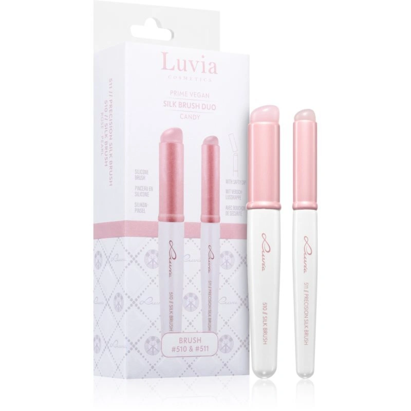 Luvia Cosmetics Silk Brush Duo Candy set di pennelli