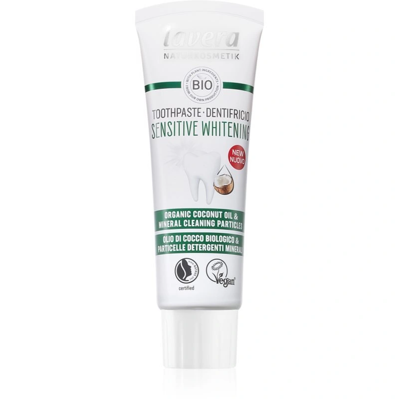Lavera Sensitive Whitening dentifricio sbiancante 75 ml