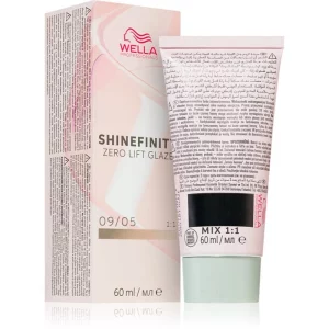 Wella Professionals Shinefinity Zero Lift Glaze tinta semipermanente per capelli colore 09/05 - Silk Blush 60 ml