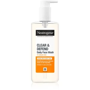 Neutrogena Clear & Defend gel detergente con il 2% di acido salicilico 200 ml