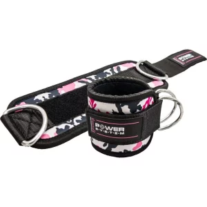 Power System Ankle Straps Camo adattatore per caviglia colore Pink 2 pz