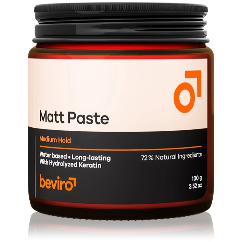 Beviro Matt Paste Medium Hold dentifricio per capelli Matt 100 ml