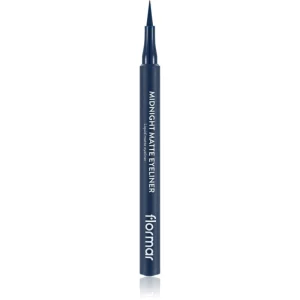 flormar Midnight Matte Eyeliner eyeliner in pennarello effetto opaco colore 03 Dark Blue 1 ml