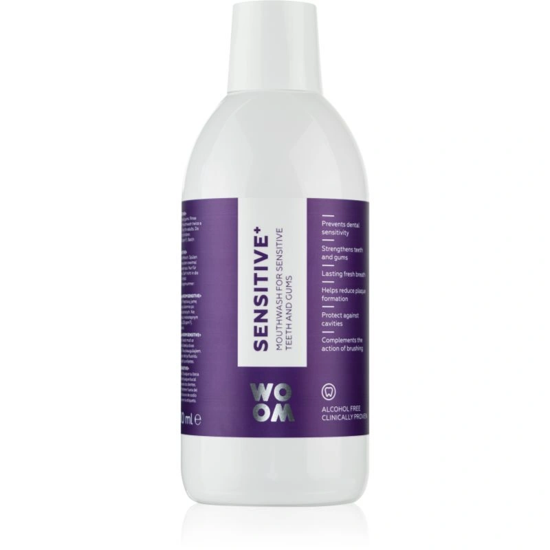 WOOM Sensitive+ Mouthwash collutorio per denti e gengive sensibili 500 ml