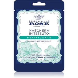 Acqua Alle Rose Purificante maschera in tessuto per pelli problematiche 1 pz