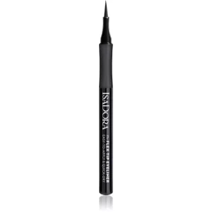 IsaDora Flex eyeliner in penna lunga tenuta colore 80 Deep Black 1 ml