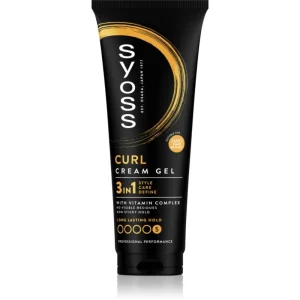 Syoss Curl Control crema styling per definire i capelli mossi con texture in gel 250 ml