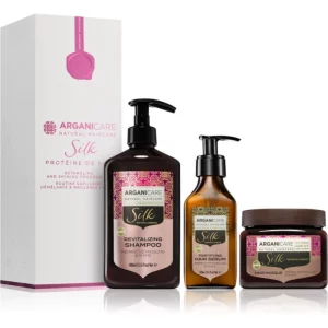 Arganicare Silk Protein Detangling and Shining Program Set confezione regalo con effetto rivitalizzante