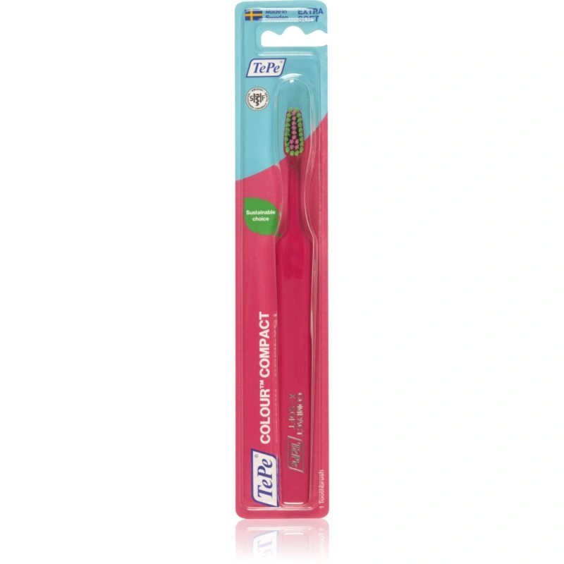 TePe Compact X-Soft spazzolino da denti rosa 1 pz