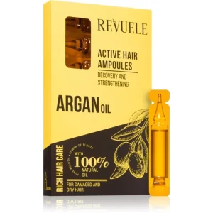 Revuele Argan Oil Active Hair Ampoules fiala per capelli rovinati e secchi 8x5 ml