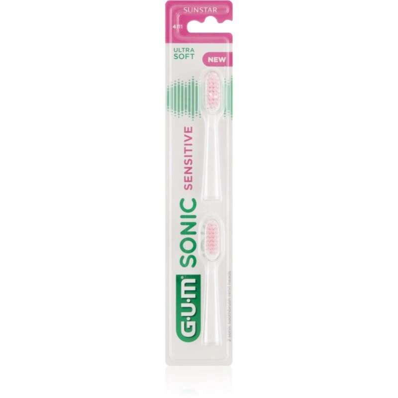 G.U.M Sonic Sensitive testina di ricambio 2 pz