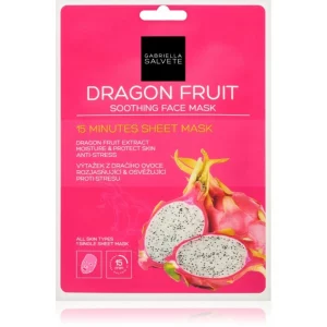 Gabriella Salvete Face Mask Dragon Fruit maschera lenitiva in tessuto 1 pz