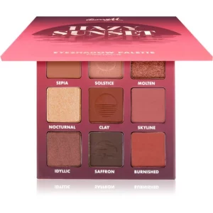 Barry M Hazy Sunset palette di ombretti colore Hazy Sunset 9x1,4 g