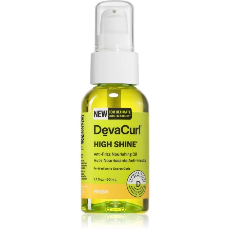 DevaCurl High Shine® olio nutriente contro i capelli crespi 50 ml