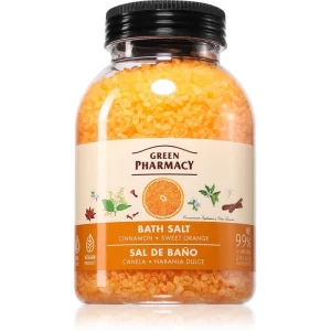 Green Pharmacy Cinnamon & Sweet orange Bath Salt sale da bagno rilassante 1000 g