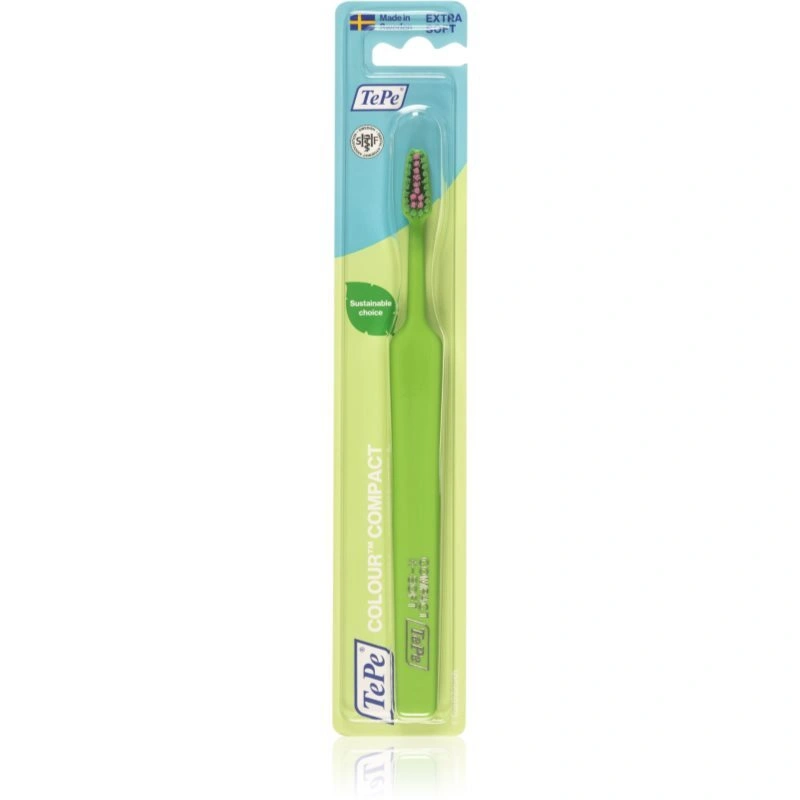 TePe Colour Compact X-Soft spazzolino da denti Green 1 pz