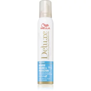 Wella Deluxe Wonder Volume & Protection fissante in mousse per il volume dei capelli 200 ml