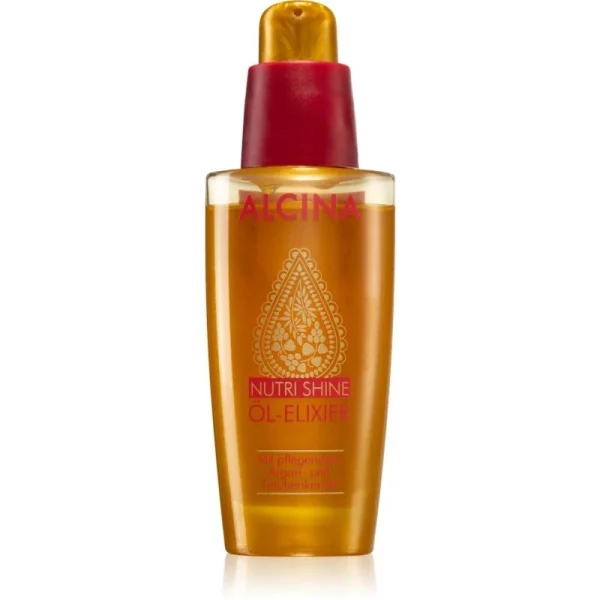 Alcina Nutri Shine elisir all'olio per capelli luminosi e lisci 50 ml