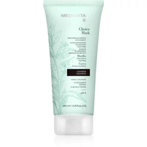 Medavita Choice Liquorice maschera nutriente per capelli tinti 200 ml