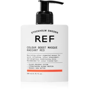 REF Colour Boost Masque maschera nutriente delicata senza pigmenti colorati permanenti RADIANT RED 200 ml