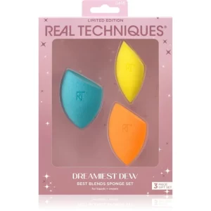 Real Techniques Dreamiest Dew Best Blends Sponge Set set di applicatori per fondotinta