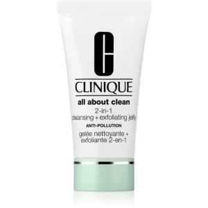 Clinique All About Clean 2-in-1 Cleansing + Exfoliating Jelly gel detergente esfoliante 150 ml