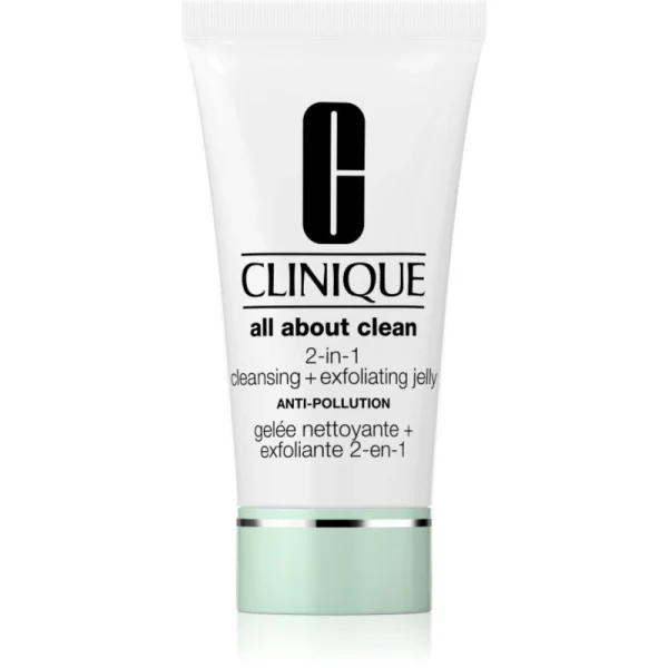 Clinique All About Clean 2-in-1 Cleansing + Exfoliating Jelly gel detergente esfoliante 150 ml