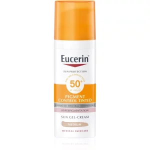 Eucerin Sun Pigment Control Tinted emulsione protettiva contro l'iperpigmentazione della pelle SPF 50+ colore Medium 50 ml