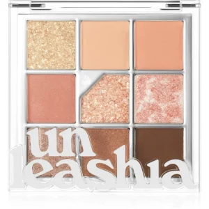 Unleashia Glitterpedia Eye Palette palette di ombretti colore No.3 All of Coral Pink 6.2 g