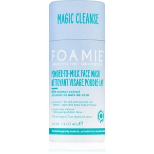 Foamie Powder-To-Milk Face Wash cipria delicata per una pulizia perfetta della pelle 40 g