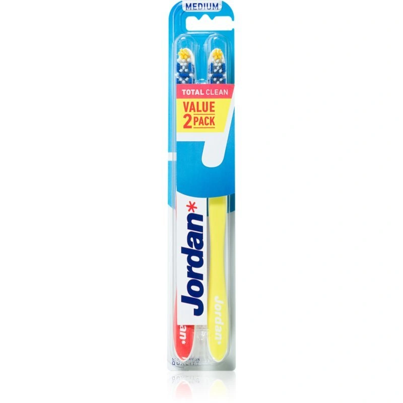 Jordan Total Clean Medium 2 pack spazzolino da denti 2 pz