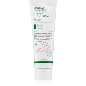 AXIS-Y 6+1+1 Advanced Formula Sunday Morning Refreshing Cleansing Foam crema mousse di pulizia profonda per pelli sensibili 120 ml