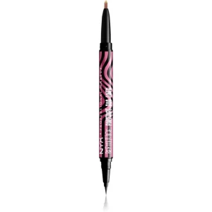NYX Professional Makeup Beetlejuice Pinstripe Duo Liner eyeliner 2 in 1 colore 01 Pink Chrome 0,5 ml
