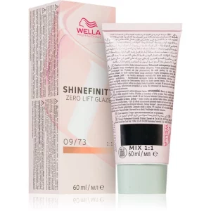Wella Professionals Shinefinity Zero Lift Glaze tinta semipermanente per capelli colore 09/73 - Caramel Milk 60 ml