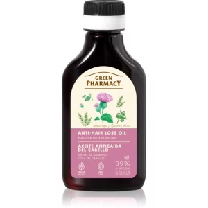 Green Pharmacy Horsetail Burdock Oil olio di bardana anti-caduta dei capelli 100 ml
