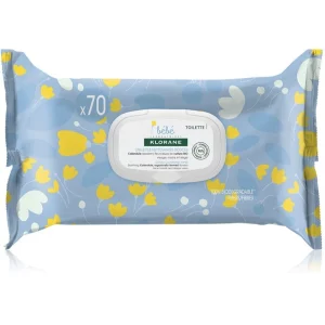 Klorane Bébé Calendula Gentle Cleansing Wipes salviette detergenti delicate per neonati 70 pz