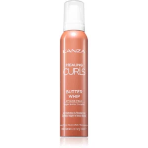 L'anza Healing Curls Butter Whip schiuma modellante per capelli mossi e ricci 168 ml