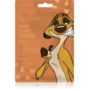 Mad Beauty Lion King Timon maschera in tessuto per idratazione intensa 25 ml