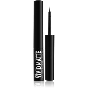 NYX Professional Makeup Vivid Matte eyeliner liquidi effetto opaco colore Black 4 ml