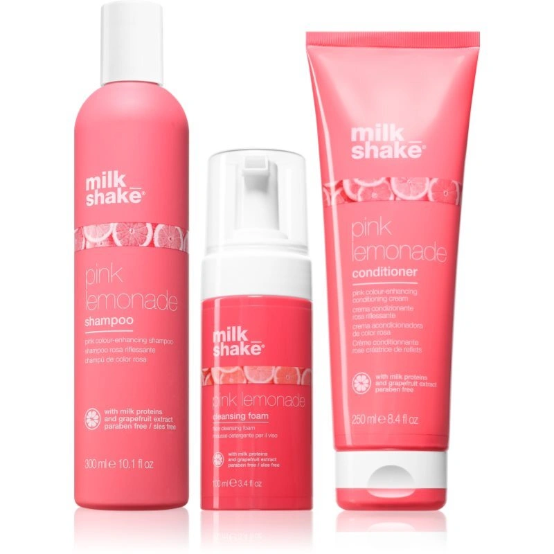 milk_shake Pink Lemonade Set set per capelli biondi e con mèches